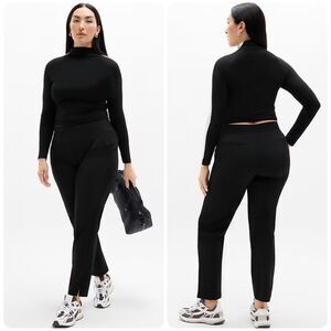 Athleta Brooklyn Mid Rise Ankle Pant in Black | Size 12